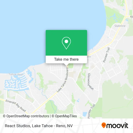 React Studios map