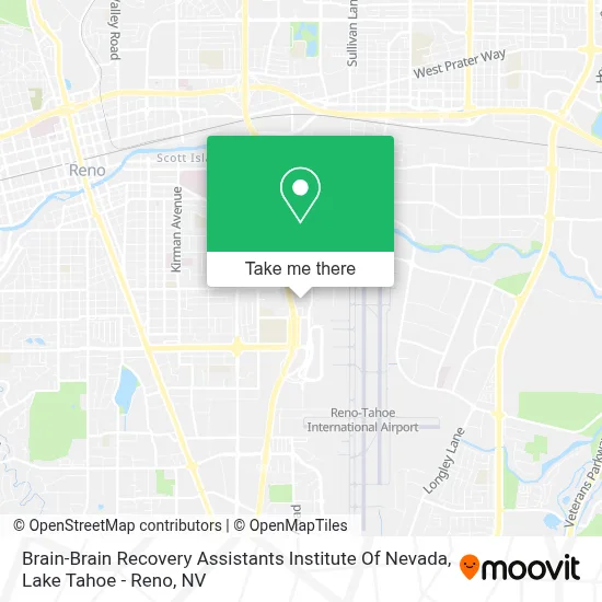 Brain-Brain Recovery Assistants Institute Of Nevada map