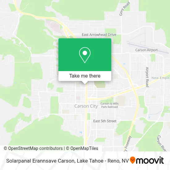 Solarpanal Erannsave Carson map