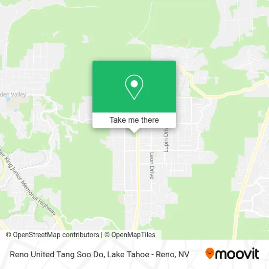 Reno United Tang Soo Do map