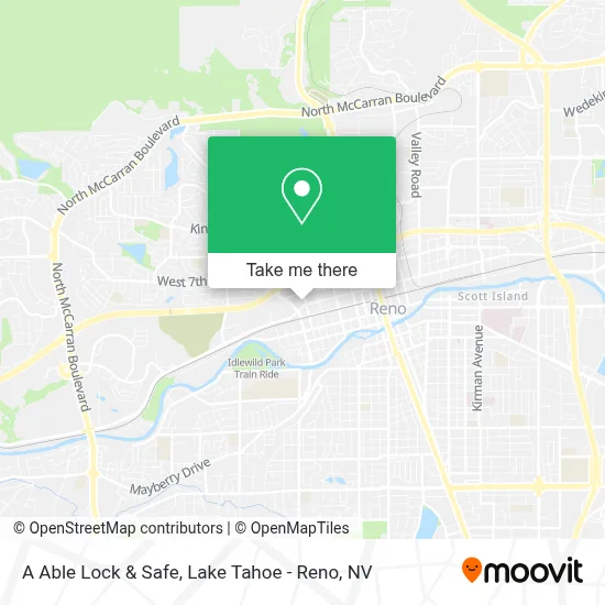 A Able Lock & Safe map