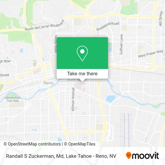 Randall S Zuckerman, Md map