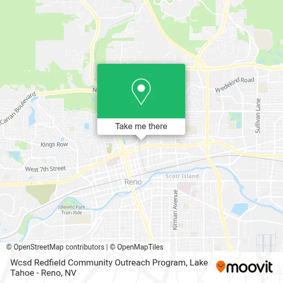 Wcsd Redfield Community Outreach Program map