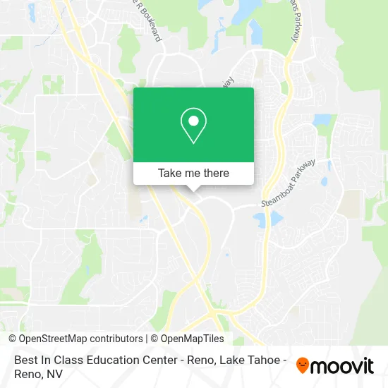 Best In Class Education Center - Reno map