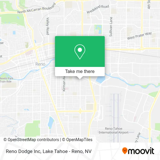 Reno Dodge Inc map