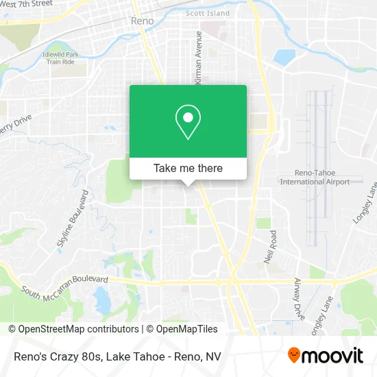Reno's Crazy 80s map