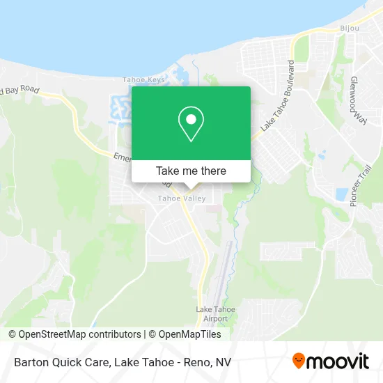 Barton Quick Care map