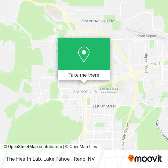 The Health Lab map