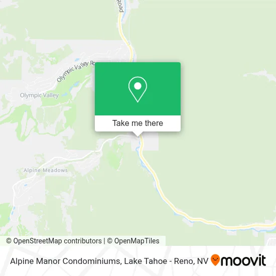 Alpine Manor Condominiums map