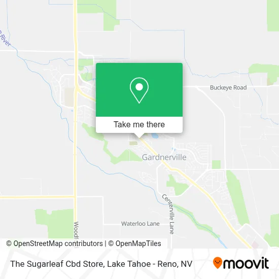 The Sugarleaf Cbd Store map
