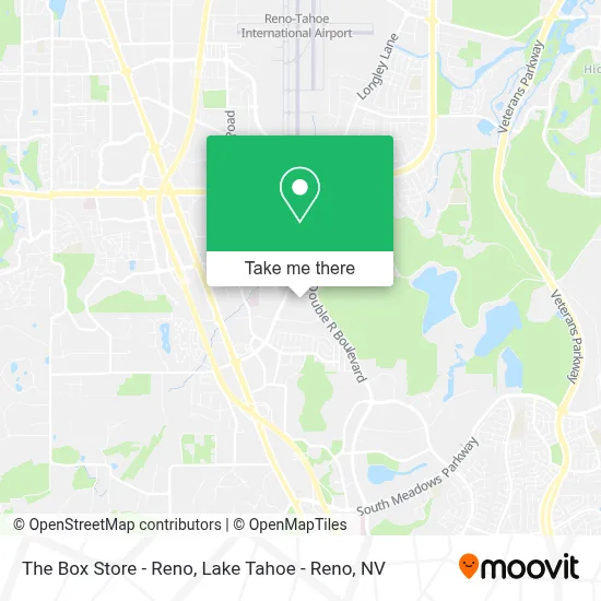 The Box Store - Reno map