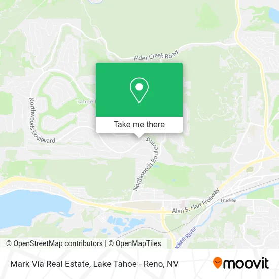 Mark Via Real Estate map