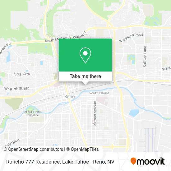 Rancho 777 Residence map