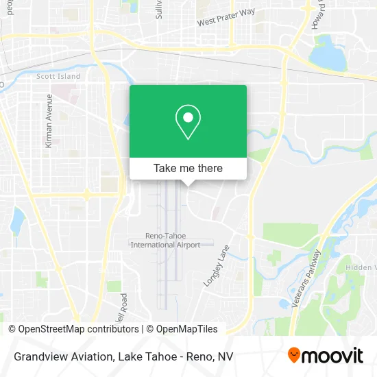 Grandview Aviation map