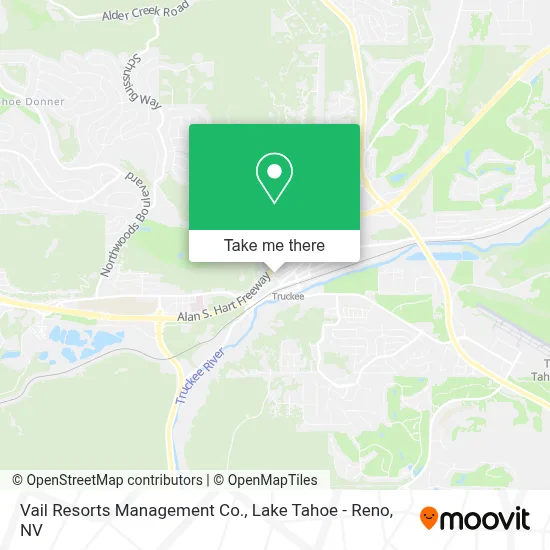 Vail Resorts Management Co. map