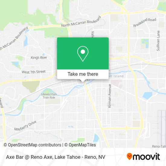 Axe Bar @ Reno Axe map