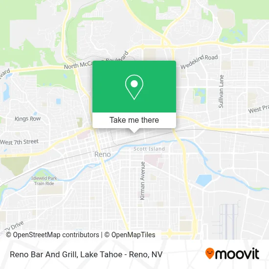 Reno Bar And Grill map