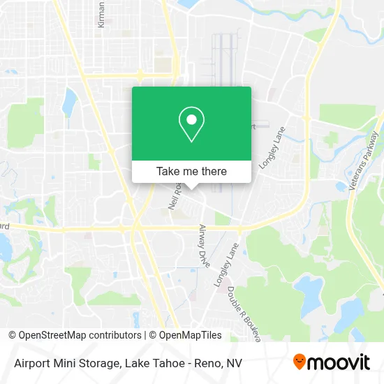 Airport Mini Storage map