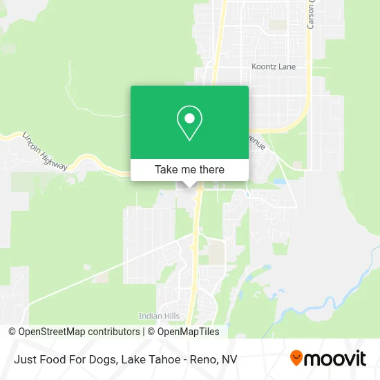 Just Food For Dogs map
