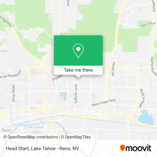 Head Start map