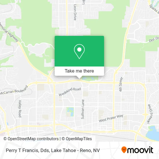 Perry T Francis, Dds map
