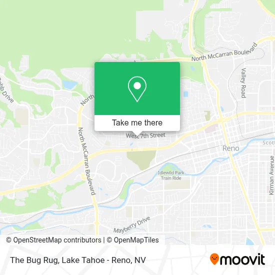 The Bug Rug map
