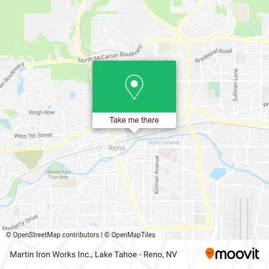 Martin Iron Works Inc. map