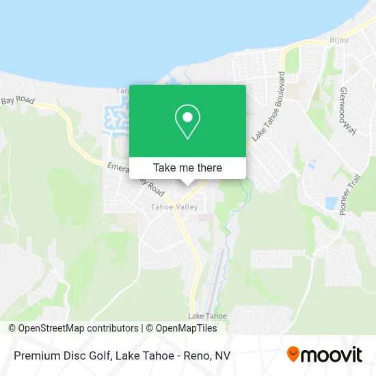 Premium Disc Golf map