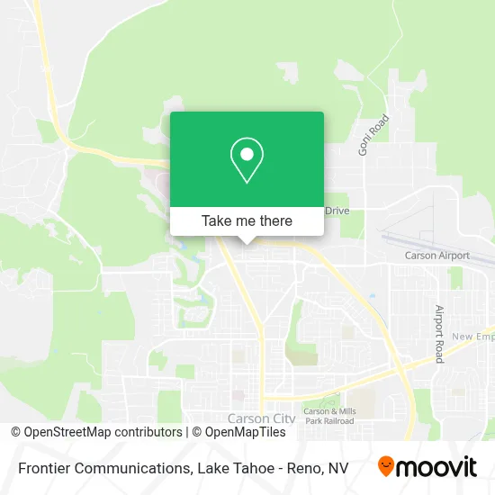 Frontier Communications map