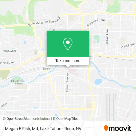 Megan E Fish, Md map