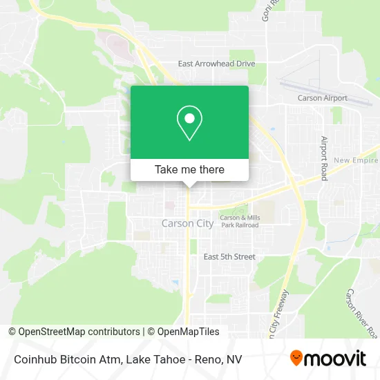 Coinhub Bitcoin Atm map