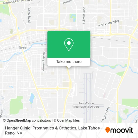 Hanger Clinic: Prosthetics & Orthotics map