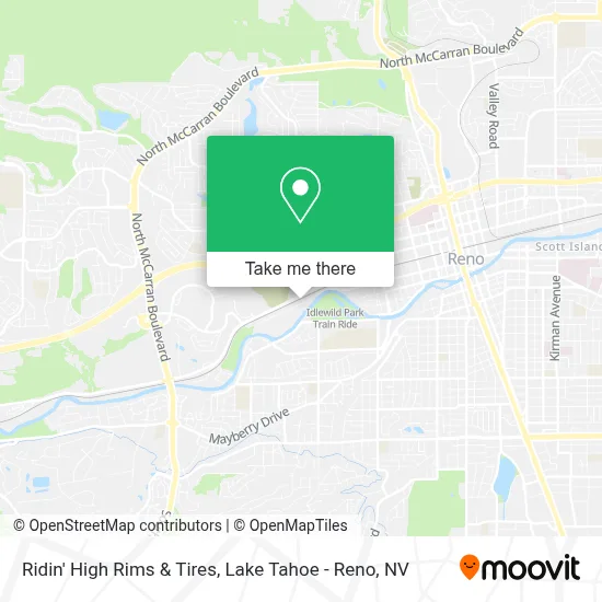 Ridin' High Rims & Tires map