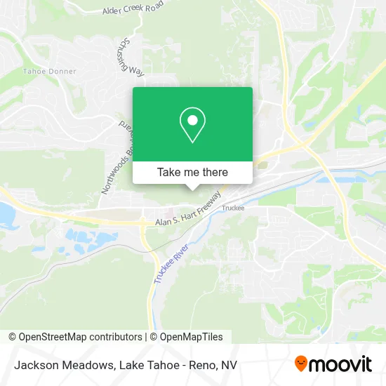 Jackson Meadows map
