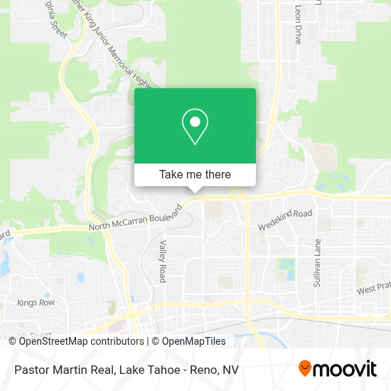 Pastor  Martin Real map