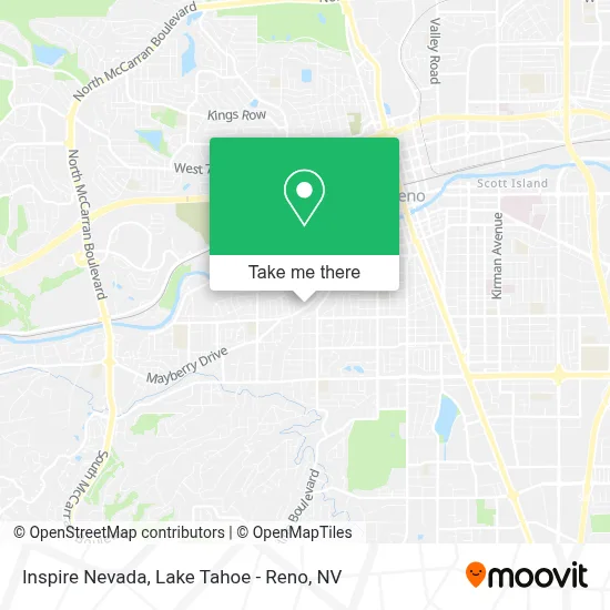 Inspire Nevada map