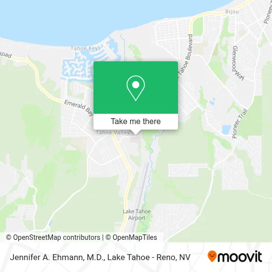 Jennifer A. Ehmann, M.D. map