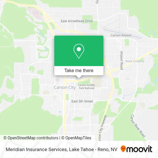 Meridian Insurance Services map