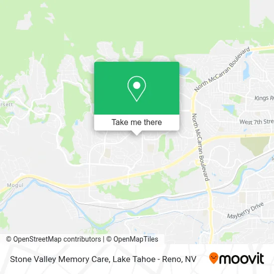 Stone Valley Memory Care map