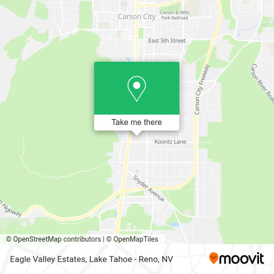 Eagle Valley Estates map