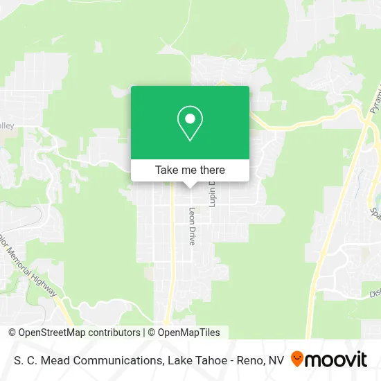 S. C. Mead Communications map