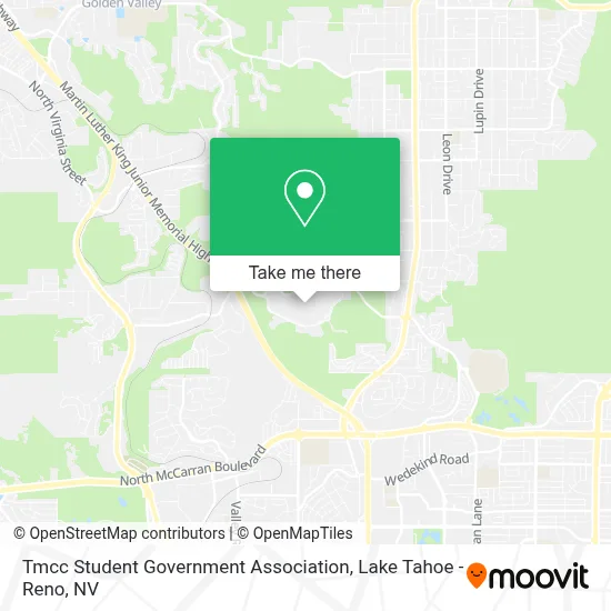 Tmcc Student Government Association map