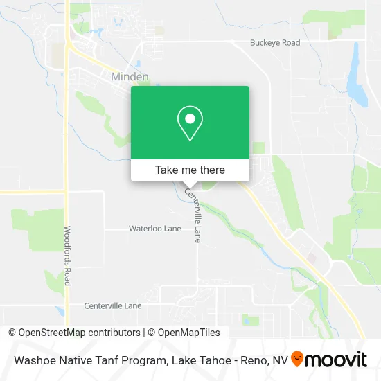 Washoe Native Tanf Program map