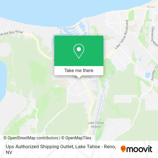 Ups Authorized Shipping Outlet map