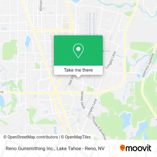 Reno Gunsmithing Inc. map