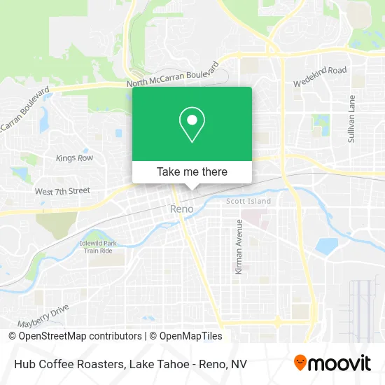 Hub Coffee Roasters map