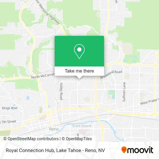 Royal Connection Hub map