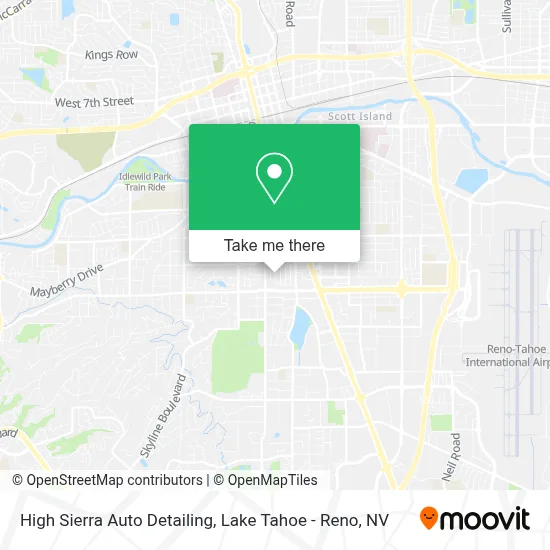 High Sierra Auto Detailing map