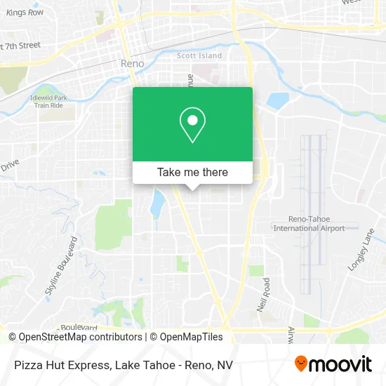 Pizza Hut Express map