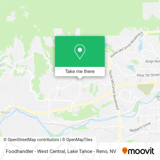 Foodhandler - West Central map